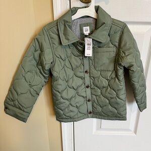 NWT Boys 5T Gap barn jacket green